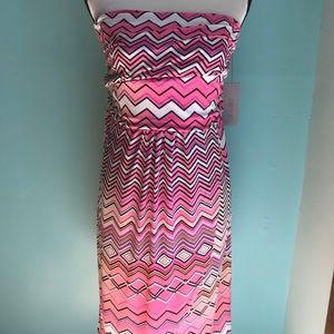 Jennifer Lopez Women's Dress Shoulder Off Size XL.